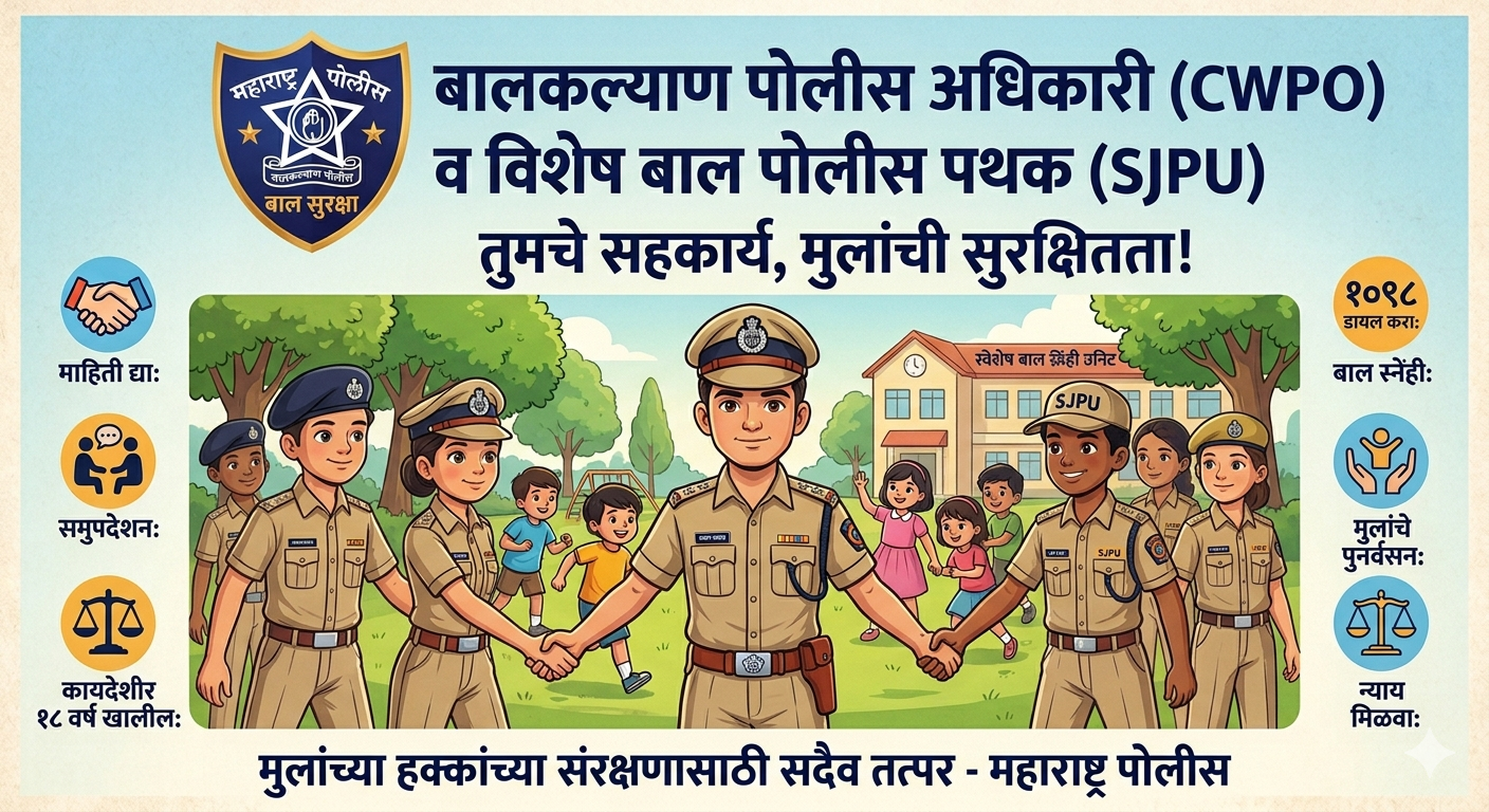 विशेष बाल पोलीस पथक आणि बालकल्याण पोलीस अधिकारी