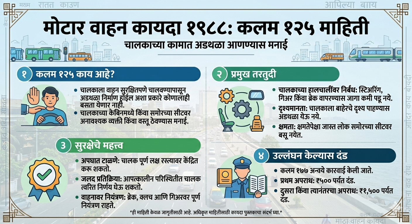 MVA-1988 Section-125 ड्रायव्हरच्या कामात अडथळा