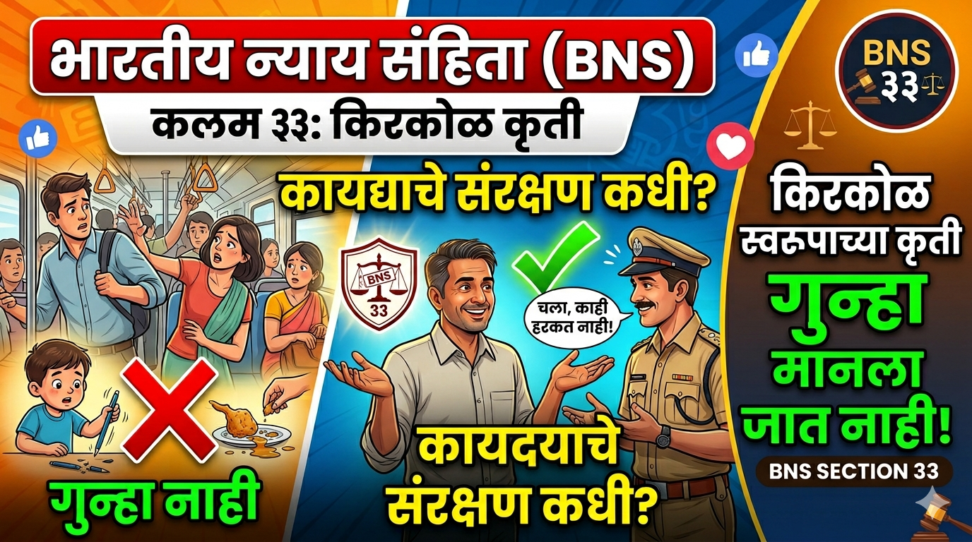 BNS Section-33 क्षुल्लक किंवा किरकोळ कृती